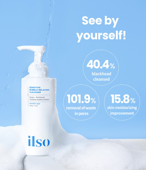 ILSO Sensitive Bubble Relaxing Cleanser 200g