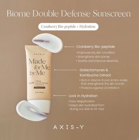 AXIS-Y Biome Double Defense Sunscreen 50ml