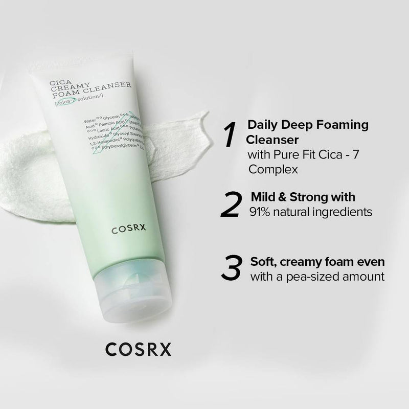 COSRX Pure fit Cica Creamy Foam Cleanser 150ml
