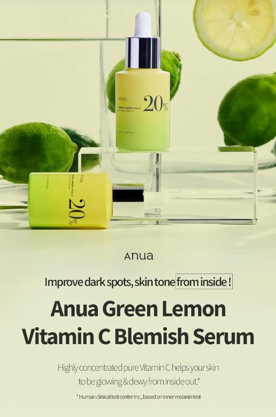 ANUA Green Lemon Vita C Blemish Serum 20% 20ml