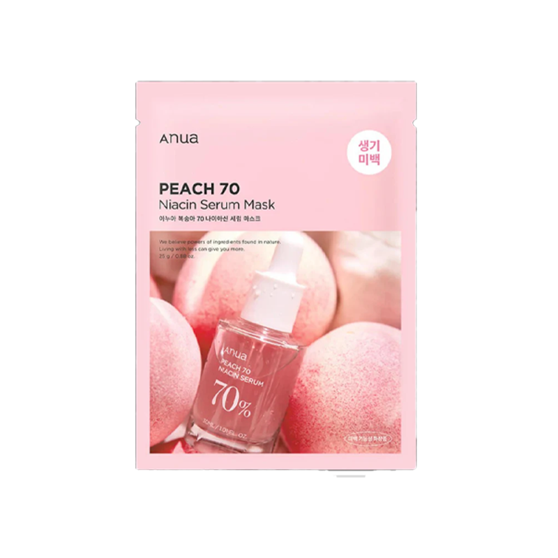 ANUA Sheet Mask [Birch Moisture /Heartleaf Cream Mask Night Solution/Peach 70 Niacin Serum /Heartleaf 80 /Green Lemon]