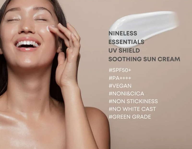 NINELESS Essentials UV Shield Soothing Sun Cream SPF50+ PA++++ 50g