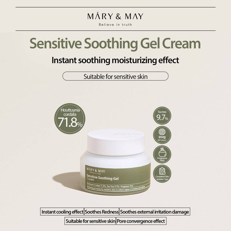MARY & MAY Sensitive Soothing Gel Cream 70g