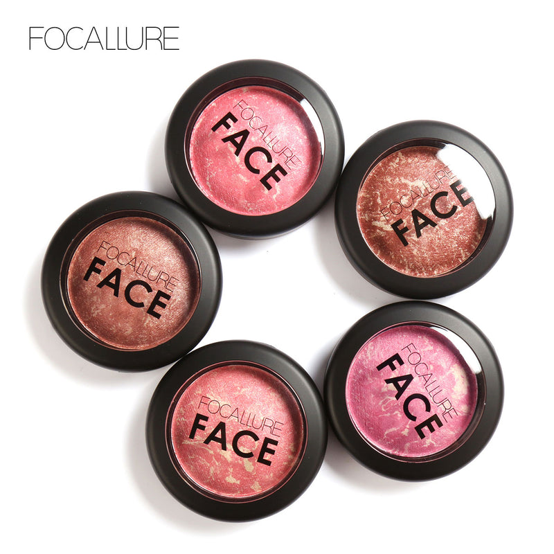 FOCALLURE FA17 Baked Blush Face Blusher Makeup Powder