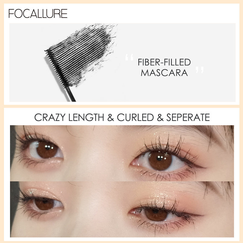 FOCALLURE FA169 Fiber Filled Never Cross 3mm Mascara (2types)