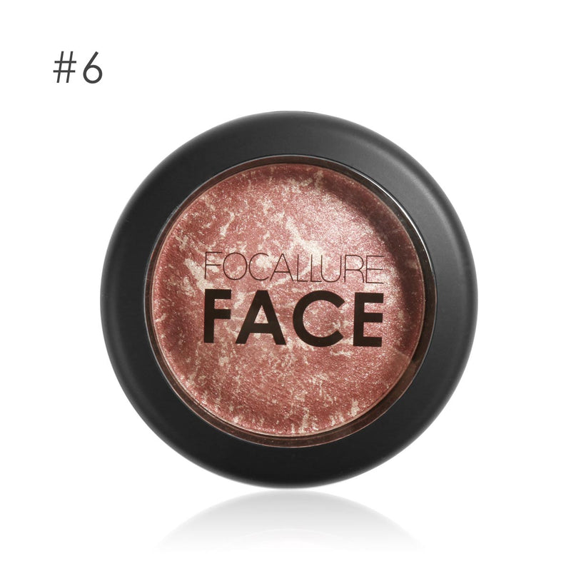 FOCALLURE FA17 Baked Blush Face Blusher Makeup Powder