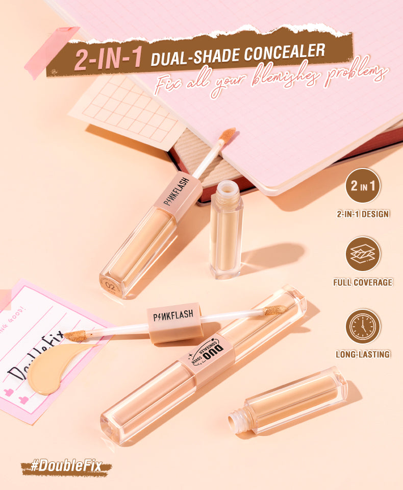 PINKFLASH PF F18 Duo Cover Concealer (3 shades)