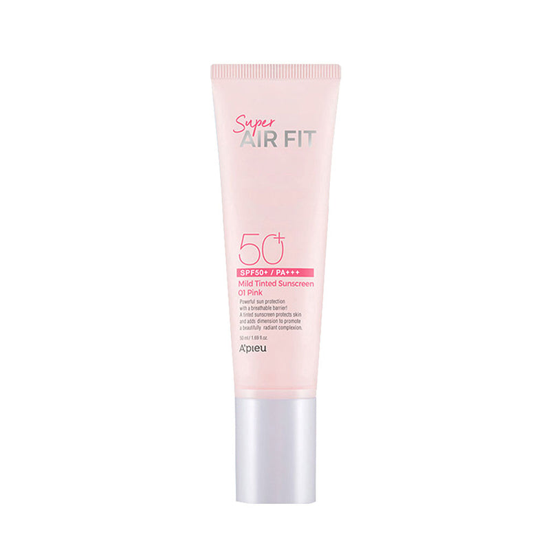 A'pieu Super Air Fit Mild Tinted Sunscreen 01 Pink SPF 50+ PA+++