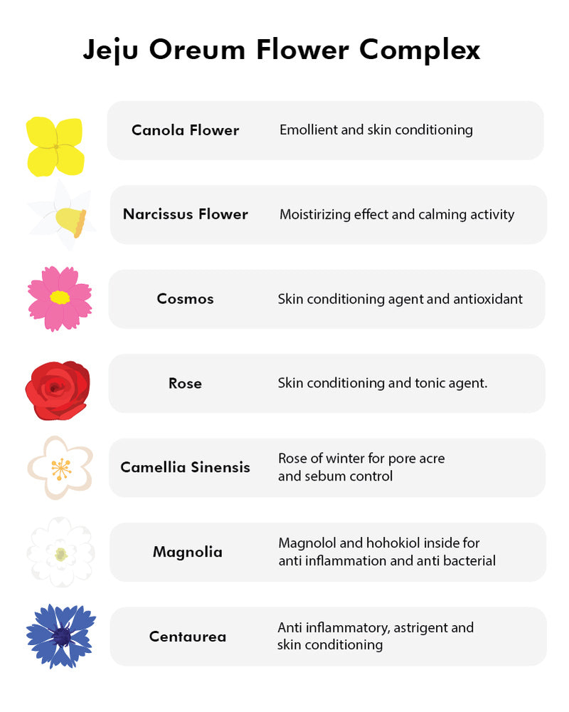 7 types of jeju oreum flower complex in beetroot sunscreen