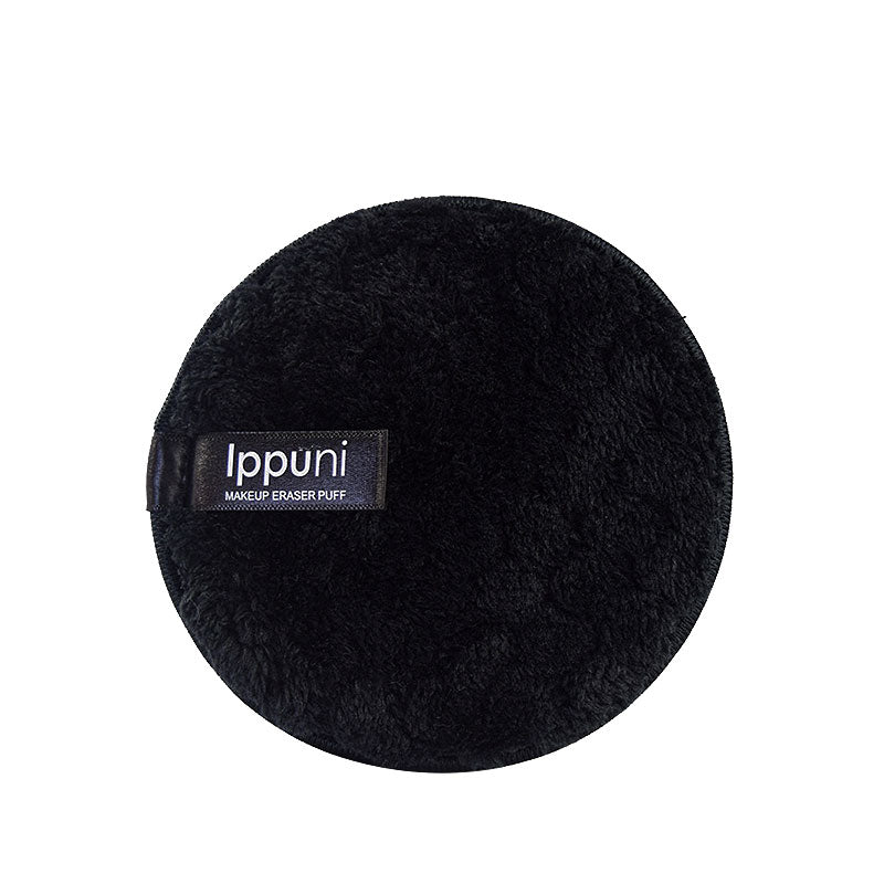 ippuni reusable makeup remover puff black
