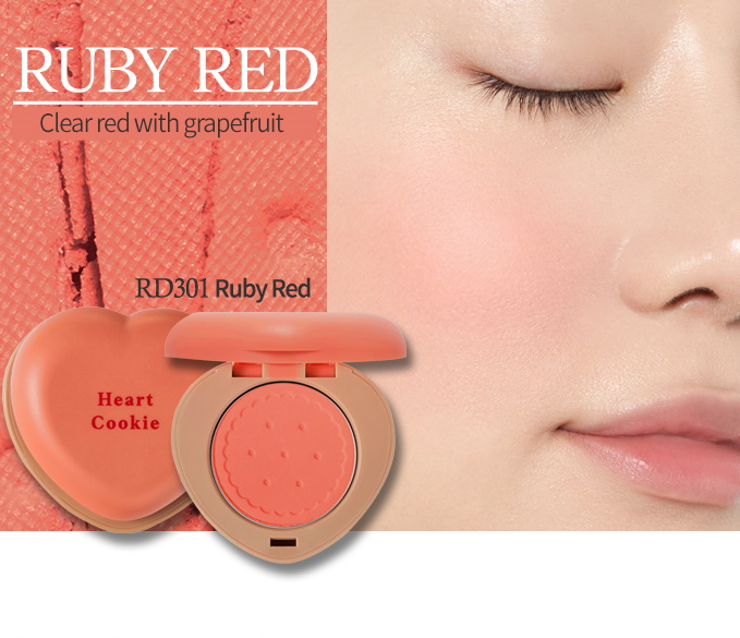 ETUDE HOUSE Heart Cookie Blusher (5 Colors/Shades)
