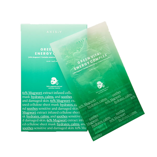 AXIS-Y 61% Mugwort Green Vital Energy Complex Sheet Mask