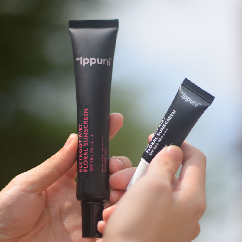 Beippuni sunscreen full size and trail size