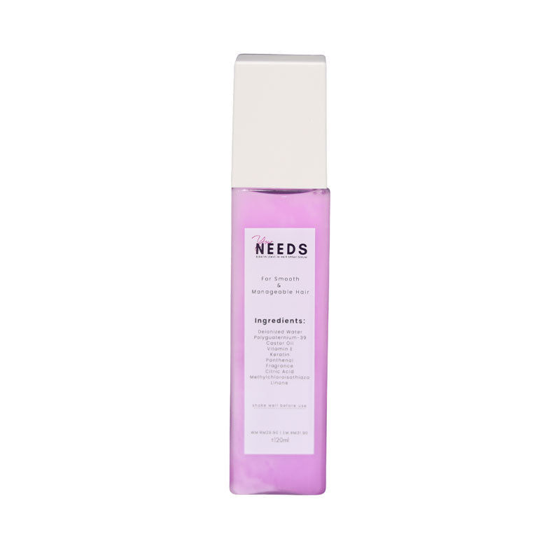 NEEDS Keratin Hair Spray Serum (Pink/Purple/Blue)