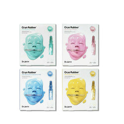 DR.JART+ Cryo Rubber with Brightening/Firming/Soothing/Moisturizing Hyaluronic Acid  (Ampoule 4g Rubber Mask 40g)