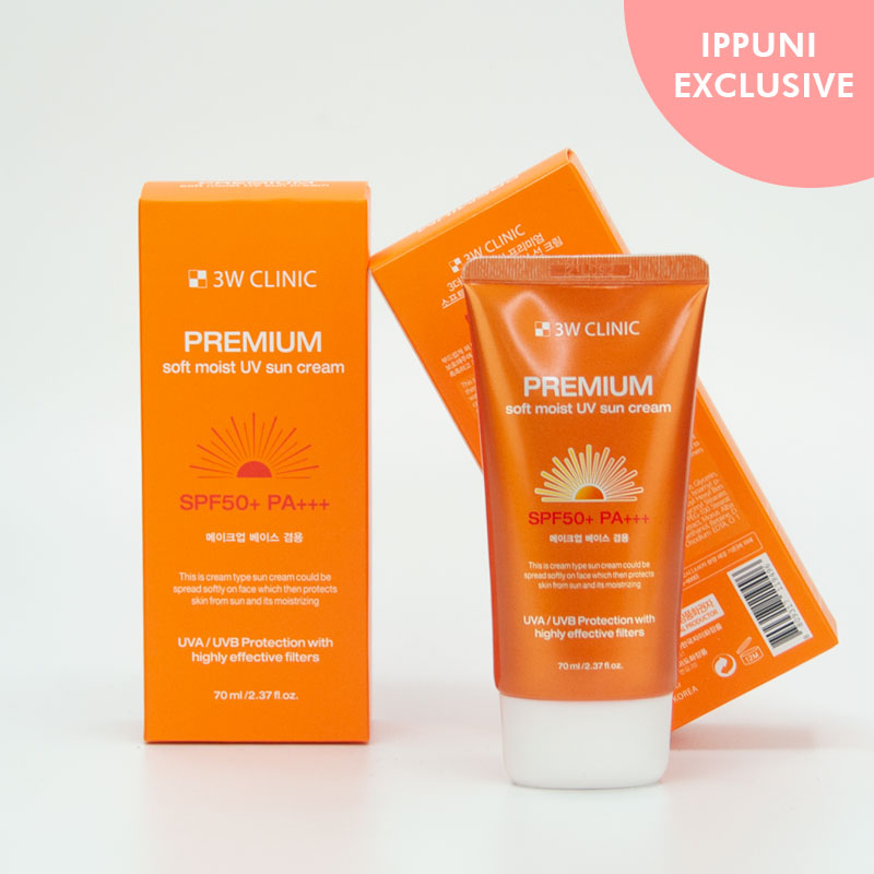 3W clinic Premium soft moist UV sun cream 70ml
