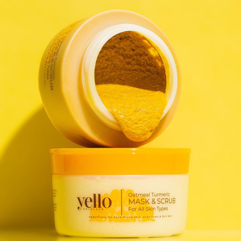 Yello Skincare Oatmeal Turmeric Mask & Scrub OTMS